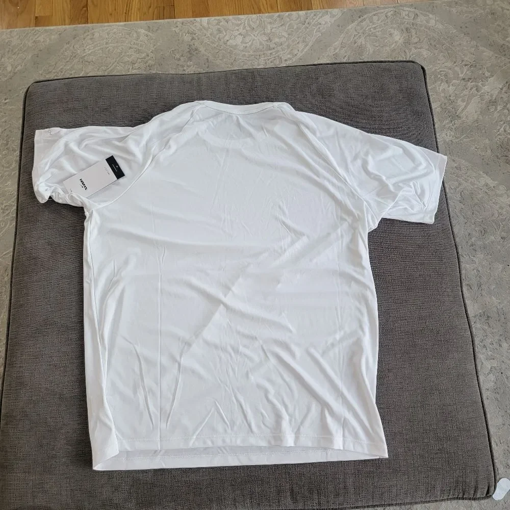 Nike Men's Dri-FIT UPF 40+ Hydro Guard Swim White Tee Shirt Size medium